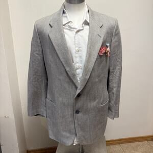 VTG Christian Dior Monsieur Flecked Tweed Wool Sports Coat 40R Made in USA RARE